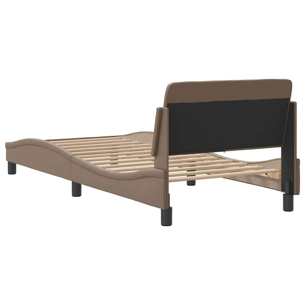 Okvir za krevet Dover cappuccino 90x190 cm umjetna koža