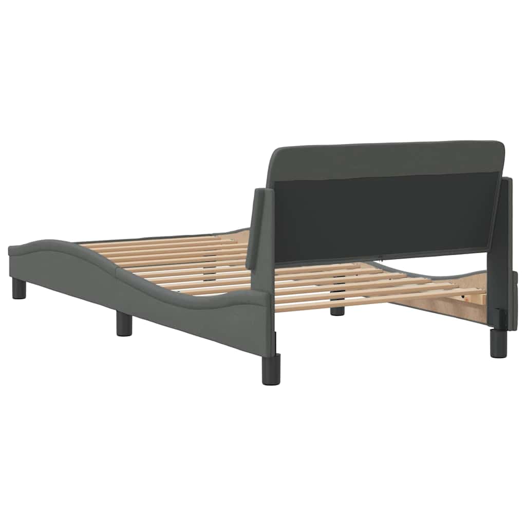 Okvir za krevet Dover tamnosivi 100x200 cm od tkanine