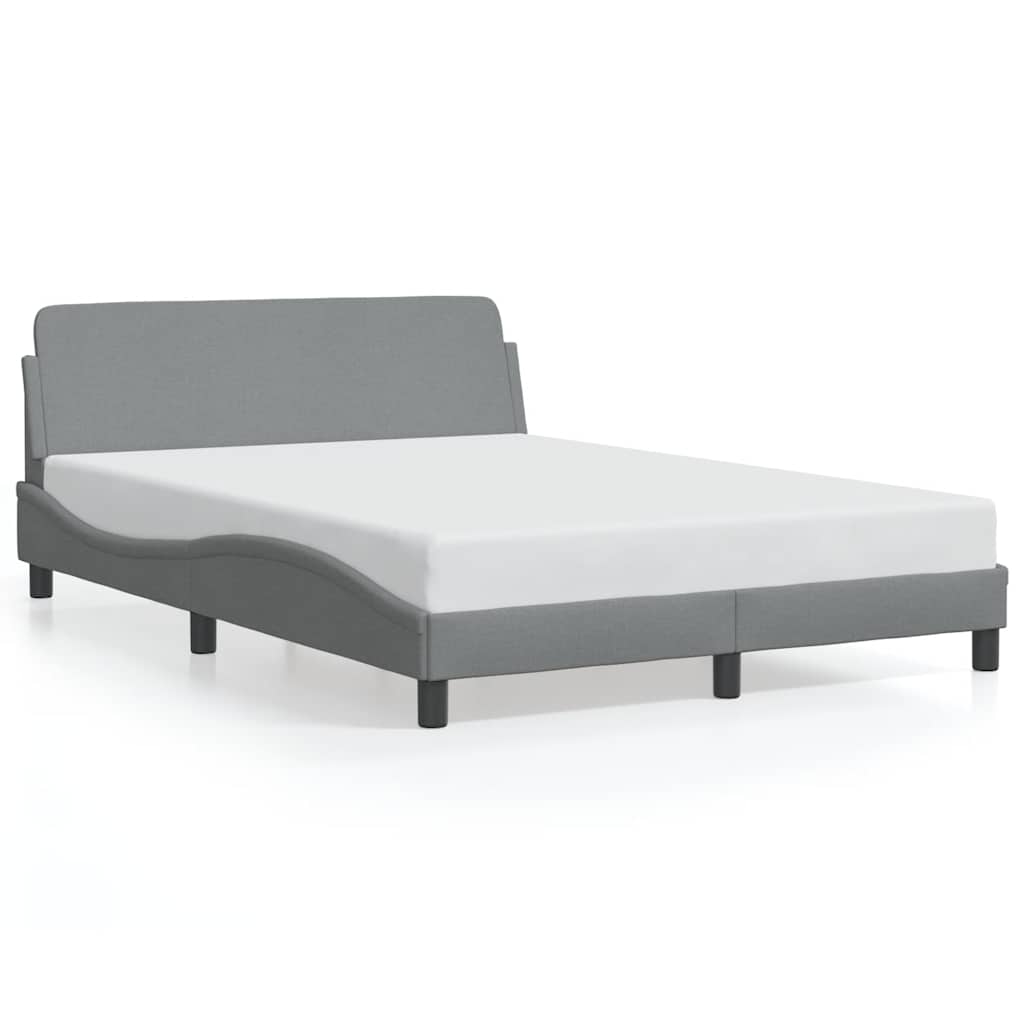 Okvir za krevet Dover svjetlosivi 120 x 200 cm od tkanine