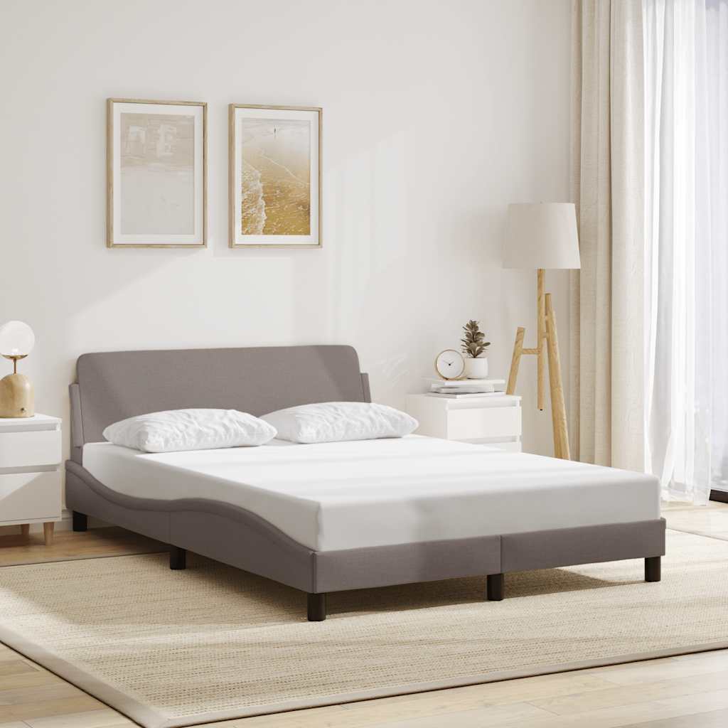 Okvir za krevet Dover smeđesivi 120 x 200 cm od tkanine