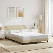 Okvir za krevet Dover krem 120 x 200 cm od tkanine
