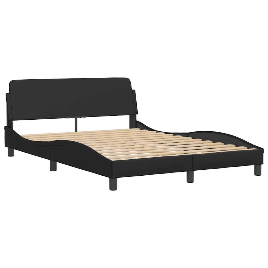 Okvir za krevet Dover crni 120 x 200 cm od umjetne kože