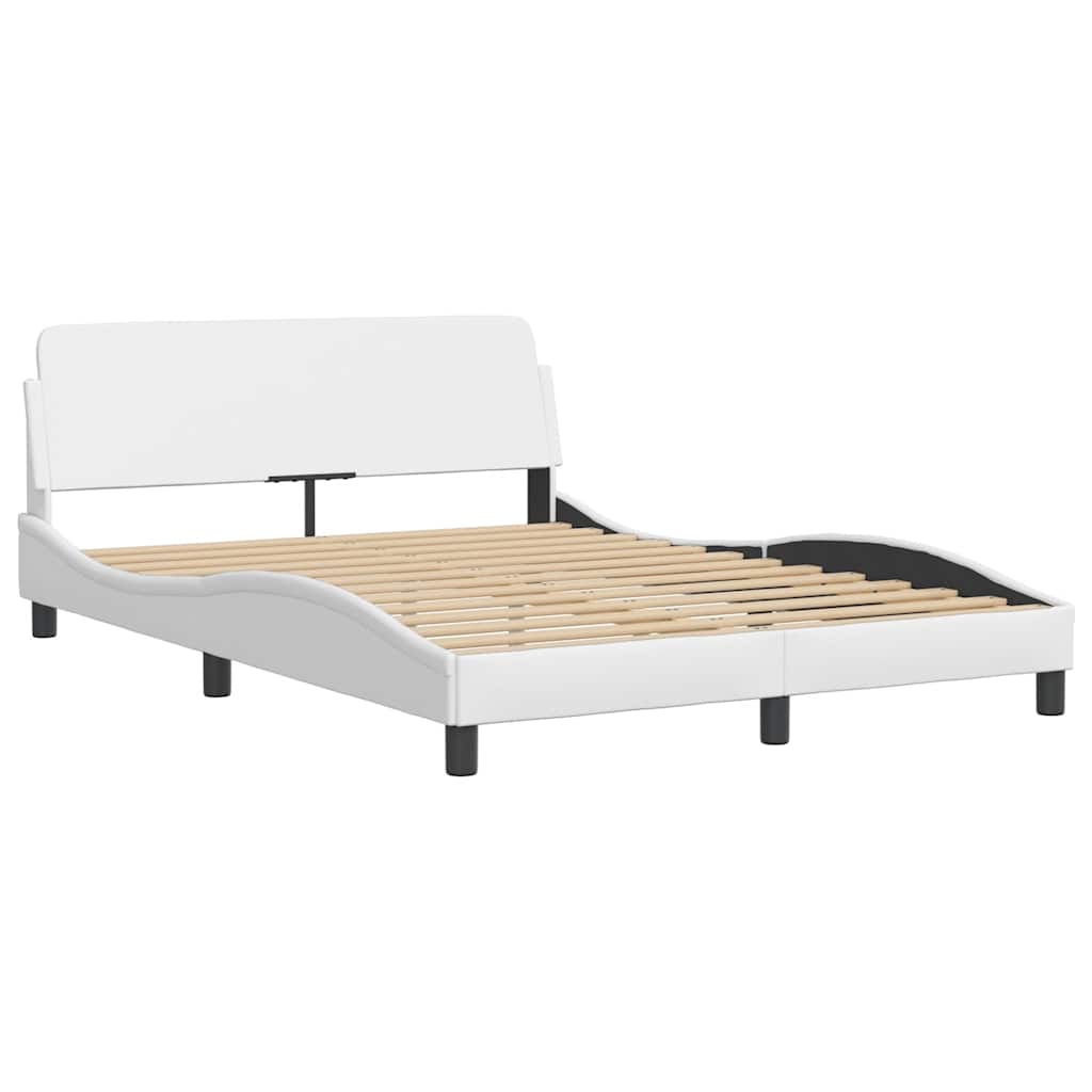 Okvir za krevet Dover bijeli 120x200 cm od umjetne kože