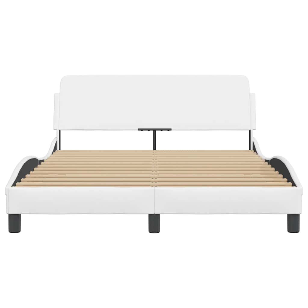 Okvir za krevet Dover bijeli 120x200 cm od umjetne kože