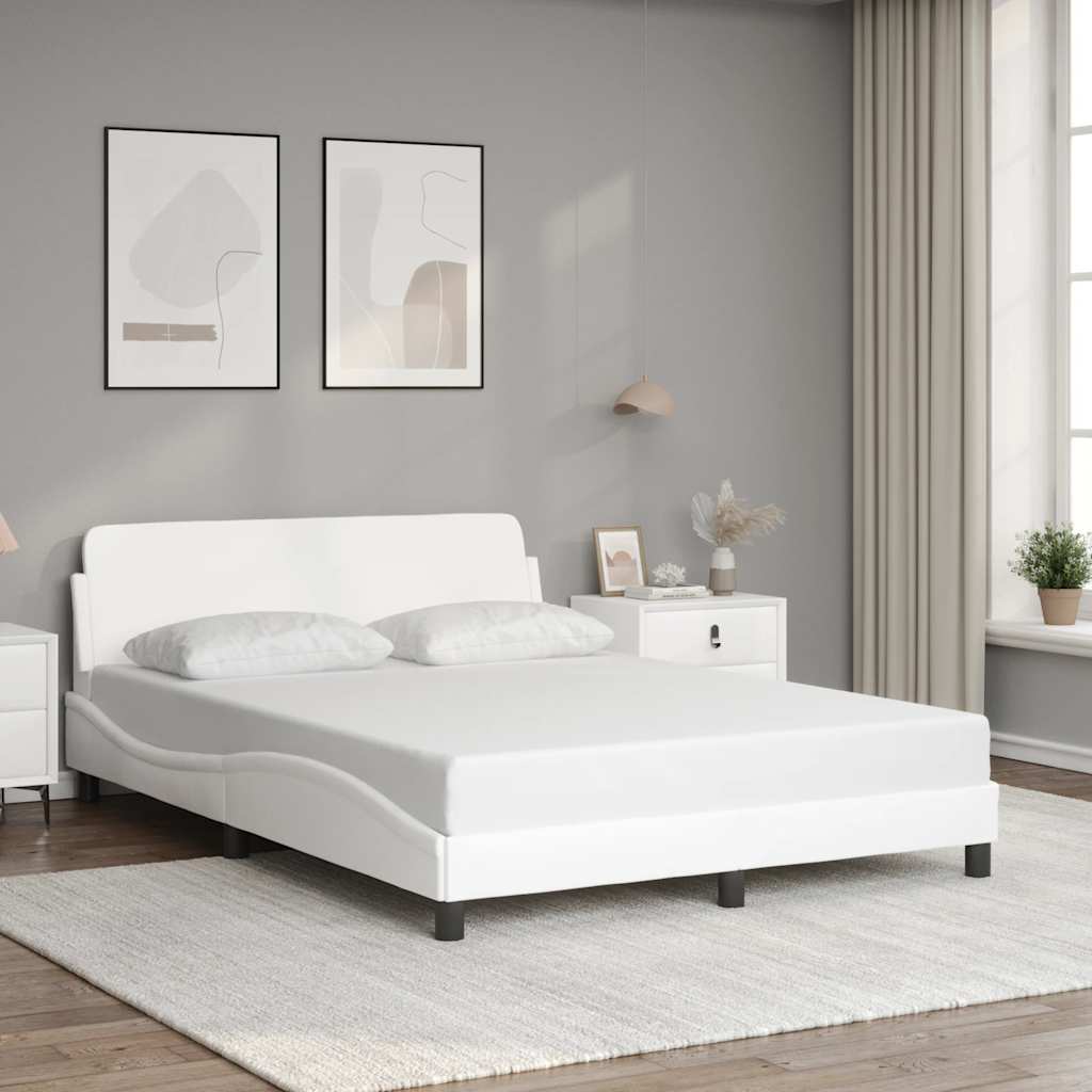 Okvir za krevet Dover bijeli 120x200 cm od umjetne kože