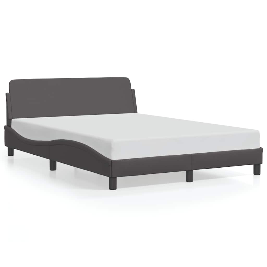 Okvir za krevet Dover sivi 140x190 cm od umjetne kože