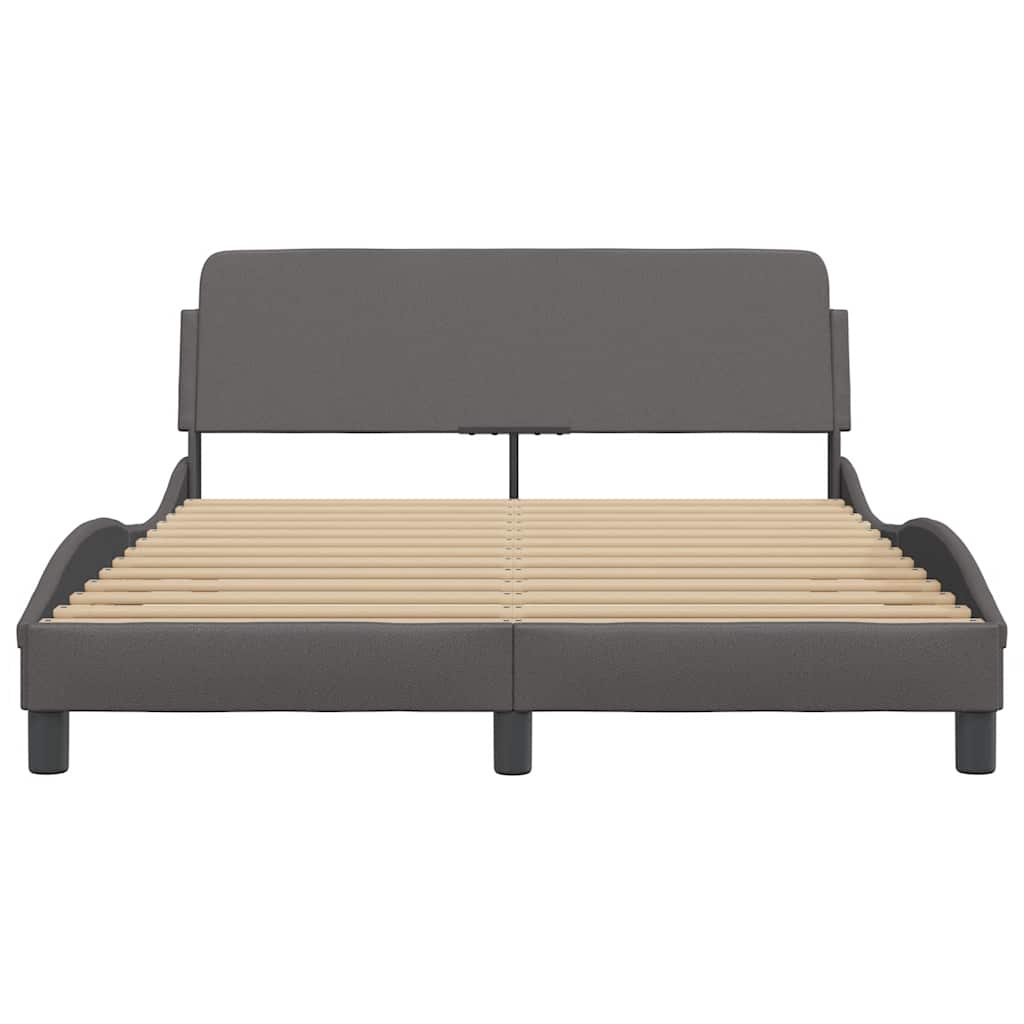 Okvir za krevet Dover sivi 140x190 cm od umjetne kože
