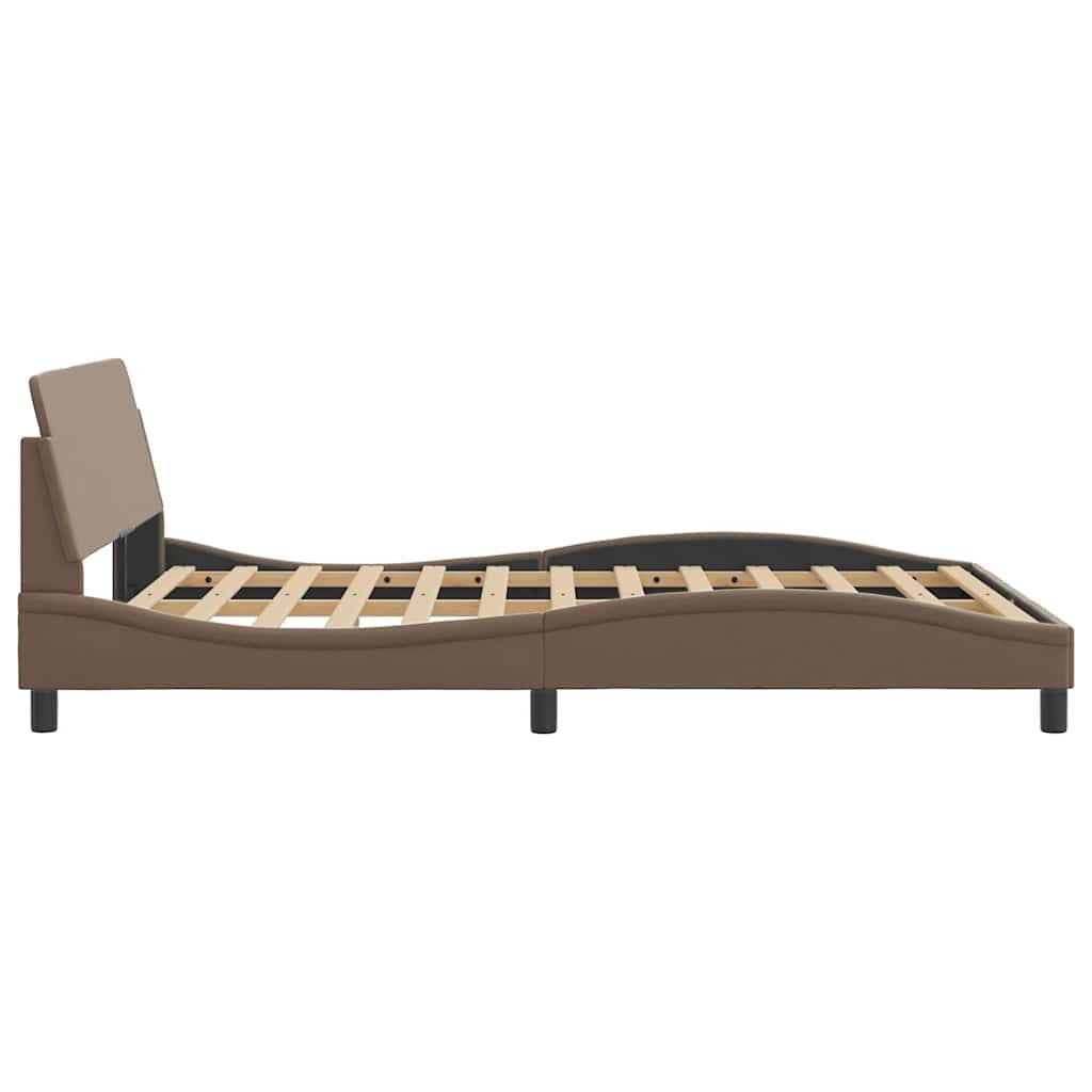 Okvir za krevet Dover cappuccino 140x190 cm umjetna koža