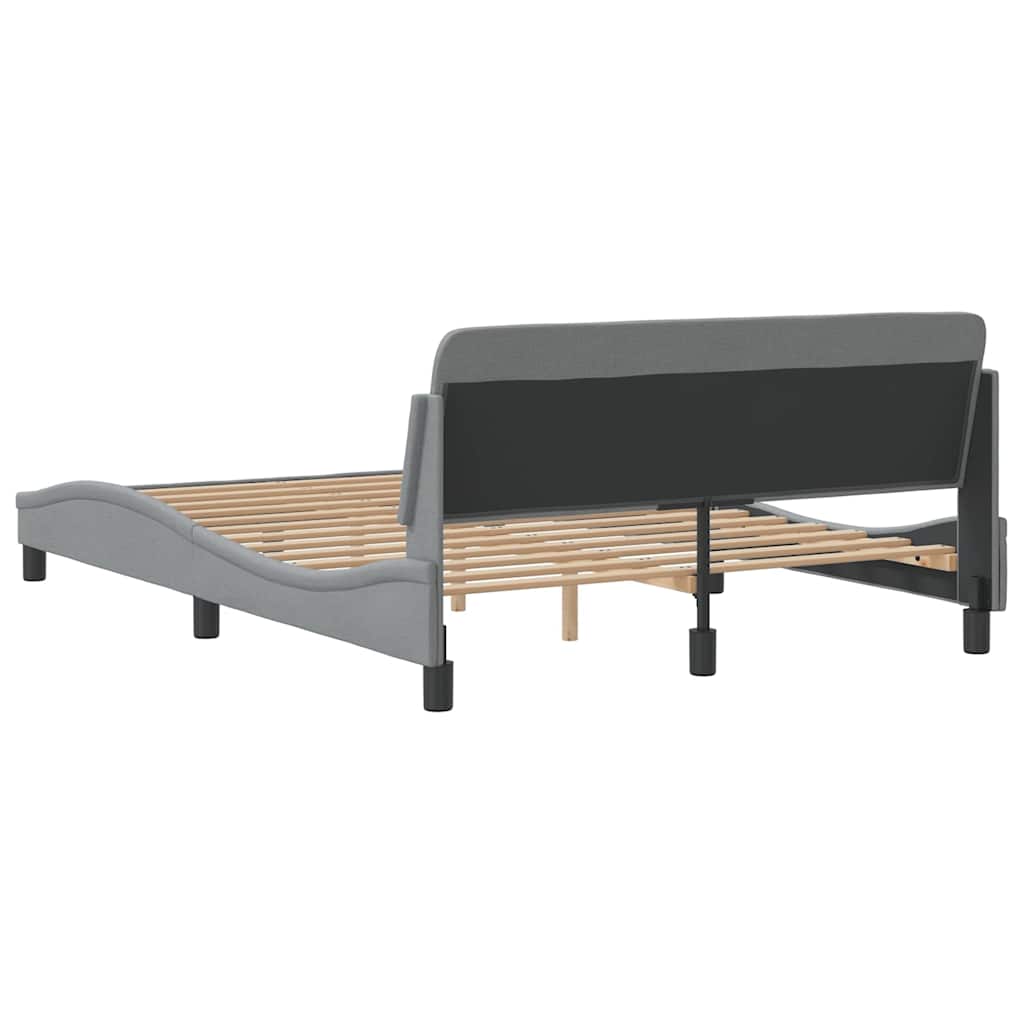 Okvir za krevet Dover svjetlosivi 140x200 cm od tkanine