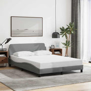 Okvir za krevet Dover svjetlosivi 140x200 cm od tkanine