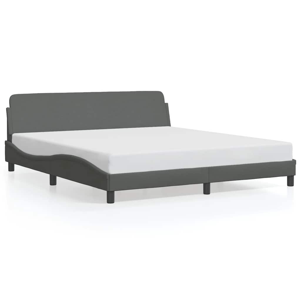 Okvir za krevet Dover tamnosivi 160x200 cm od tkanine