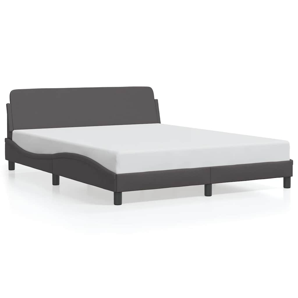 Okvir za krevet Dover sivi 160x200 cm od umjetne kože