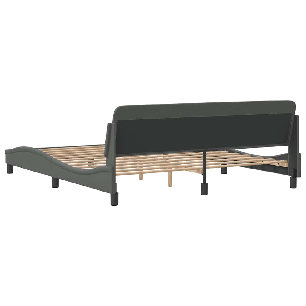 Okvir za krevet Dover tamnosivi 180x200 cm od tkanine