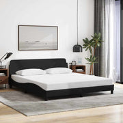 Okvir za krevet Dover crni 180x200 cm od tkanine