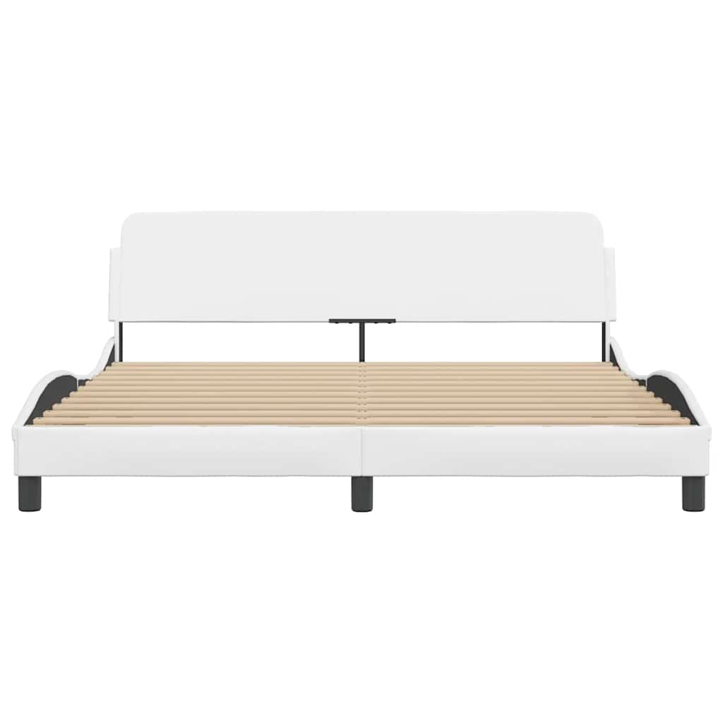Okvir za krevet Dover bijeli 180x200 cm od umjetne kože