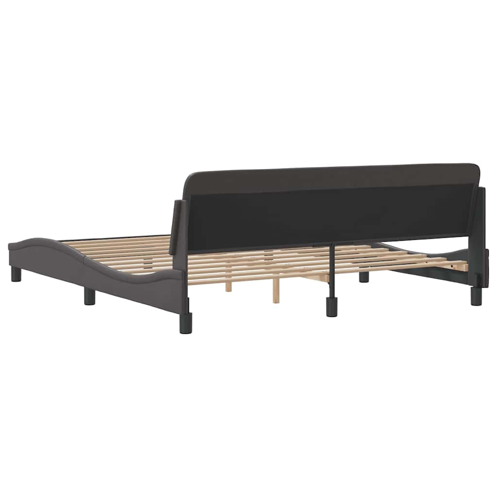 Okvir za krevet Dover sivi 180x200 cm od umjetne kože