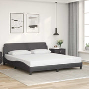 Okvir za krevet Dover sivi 180x200 cm od umjetne kože