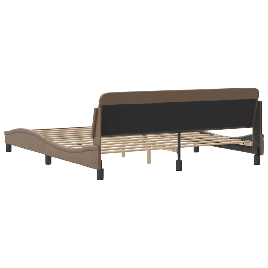 Okvir za krevet Dover cappuccina 180x200 cm umjetne koža