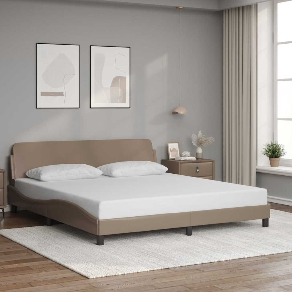 Okvir za krevet Dover cappuccina 180x200 cm umjetne koža