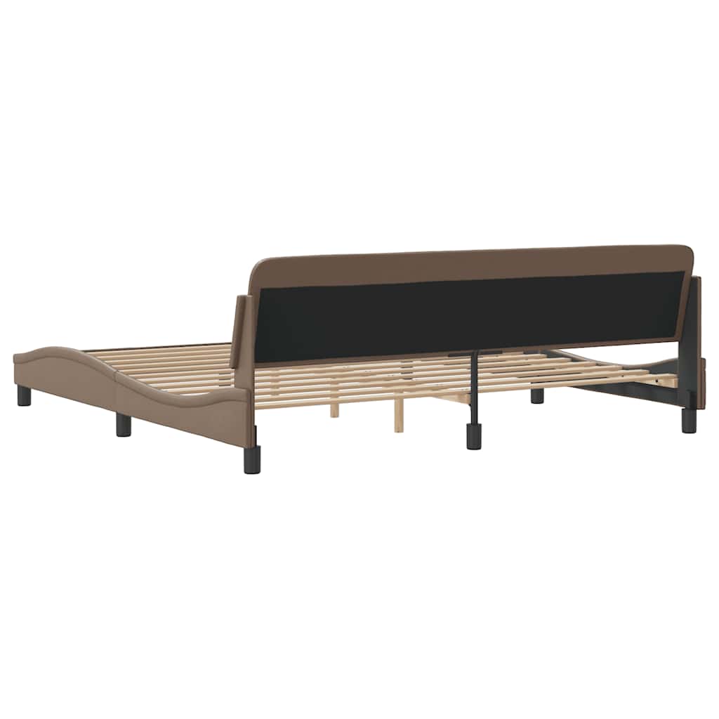 Okvir za krevet Dover cappuccina 200x200 cm umjetna koža