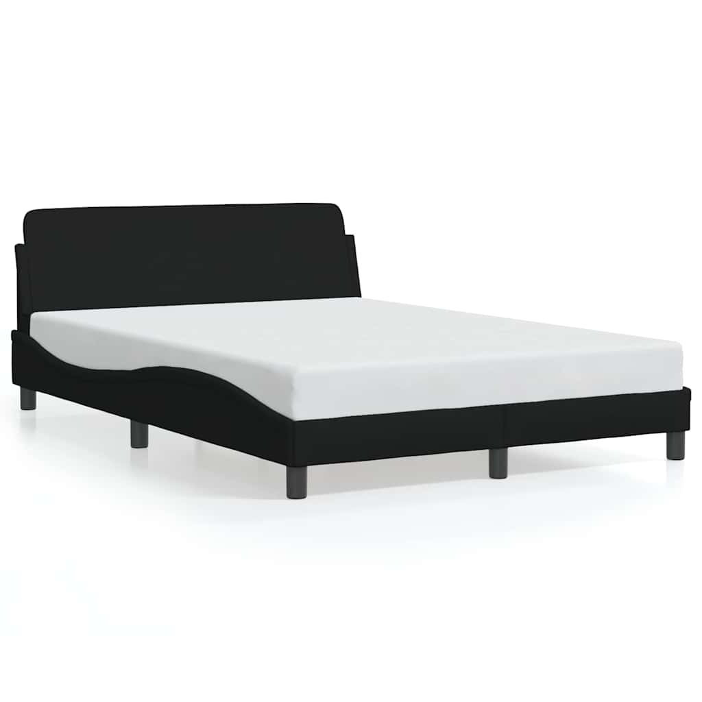 Okvir za krevet Dover Crni 135x190 cm Tkanina