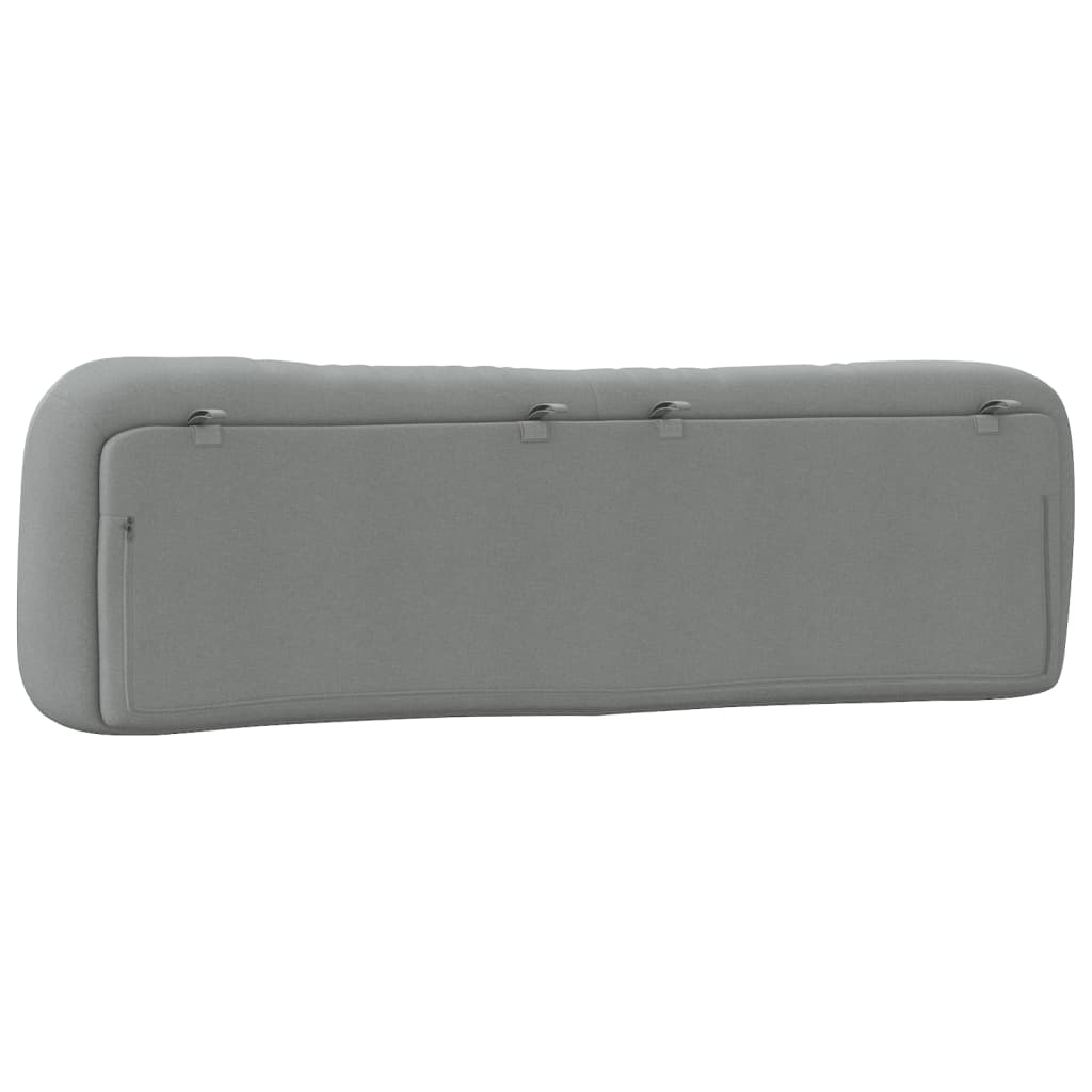 Jastuk za uzglavlje Hvar svjetlosivi 180 cm od tkanine