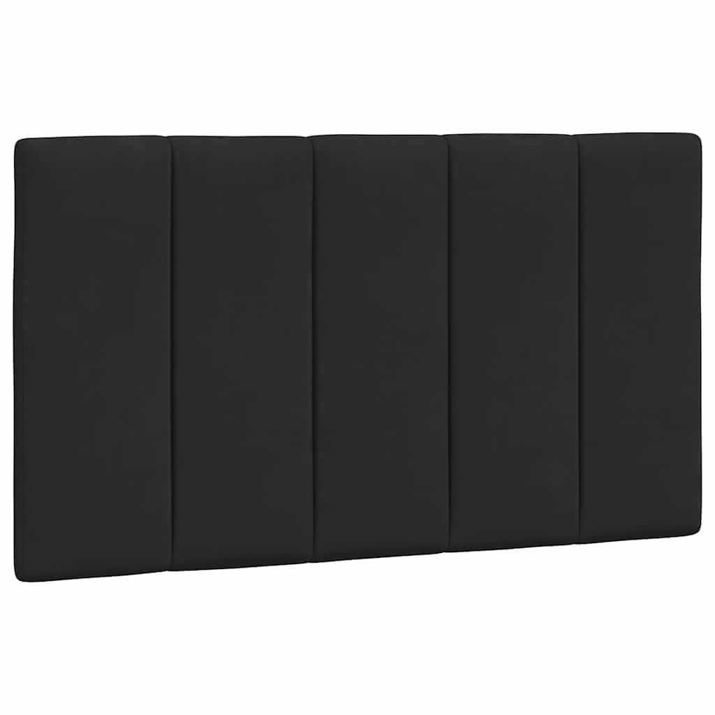 Jastuk za uzglavlje Hanko crni 80 cm baršunasti