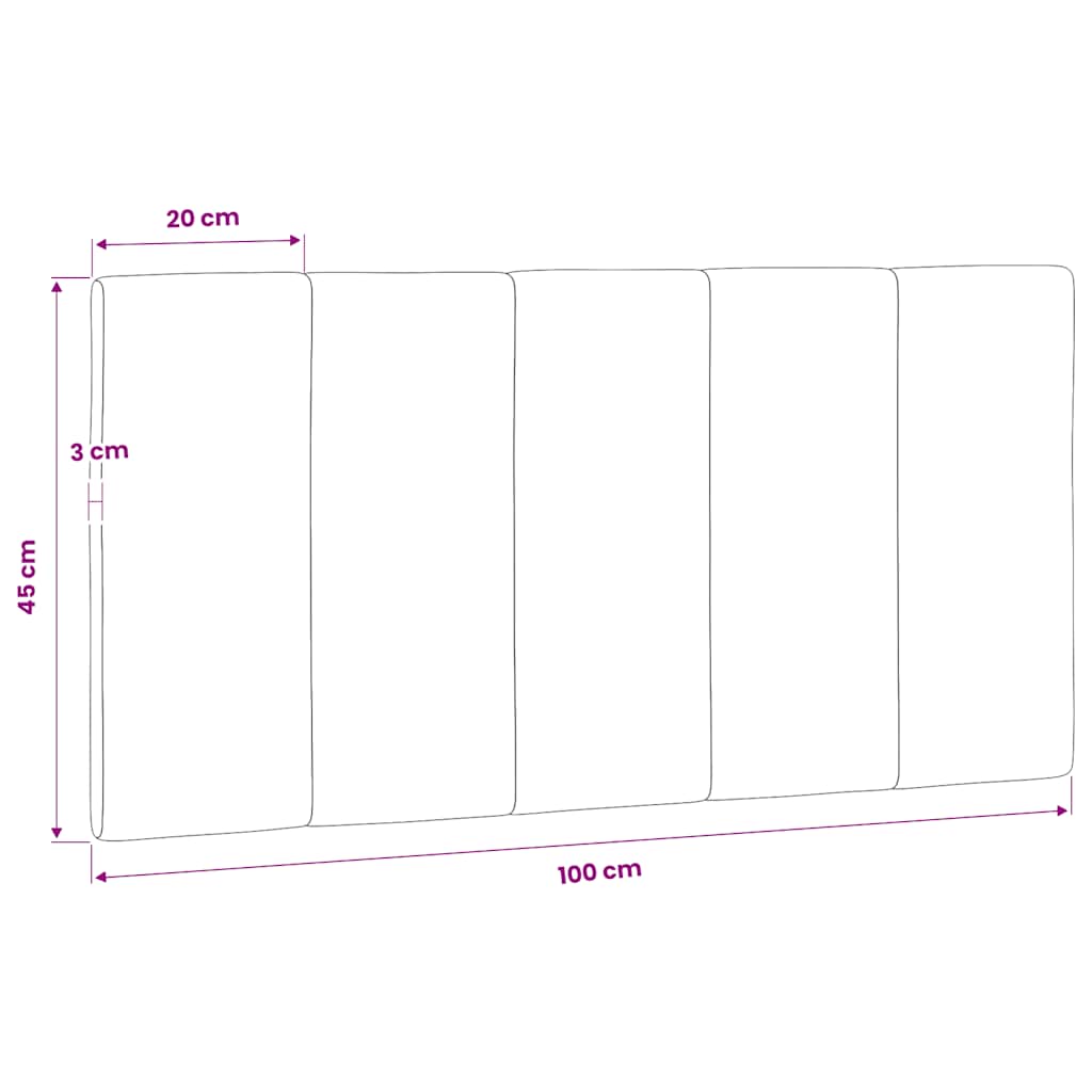 Jastuk za uzglavlje Hanko crni 100 cm baršunasti