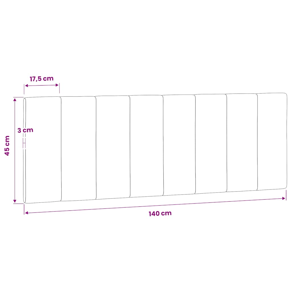Jastuk za uzglavlje Hanko tamnozeleni 140 cm baršunasti
