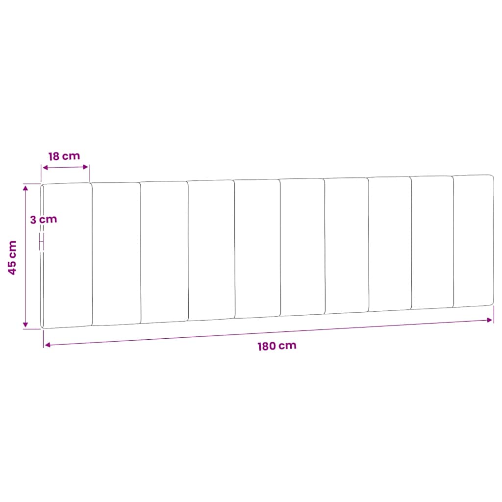 Jastuk za uzglavlje Hanko ružičasti 180 cm baršunasti