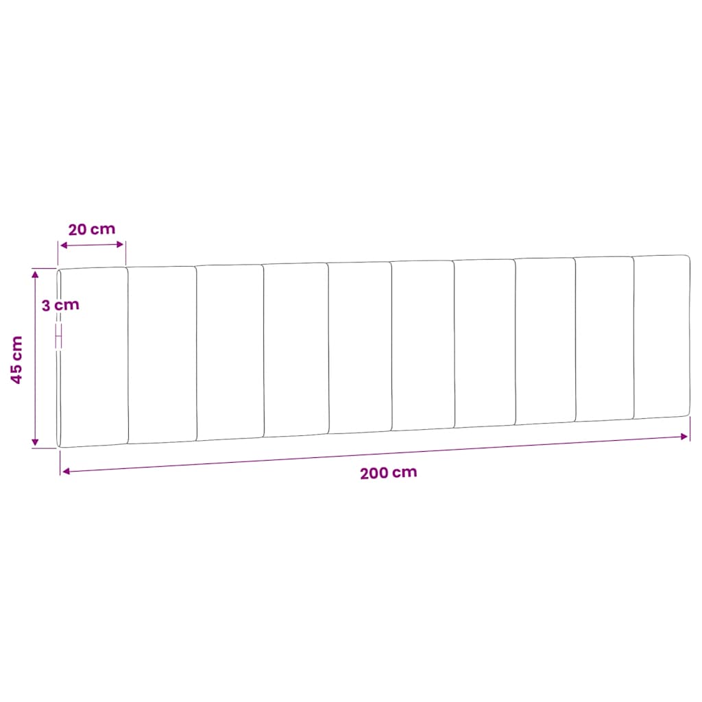 Jastuk za uzglavlje Hanko plavi 200 cm baršunasti
