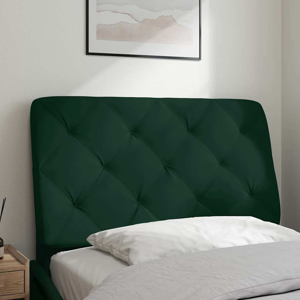 Jastuk za uzglavlje tamnozeleni 80 cm baršunasti