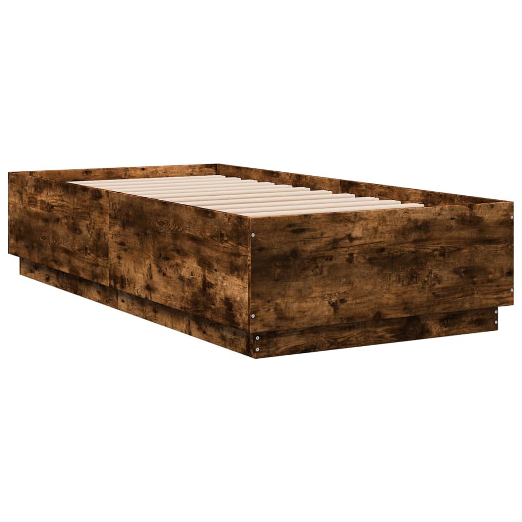 Okvir za krevet boja hrasta 90x190 cm konstruirano drvo