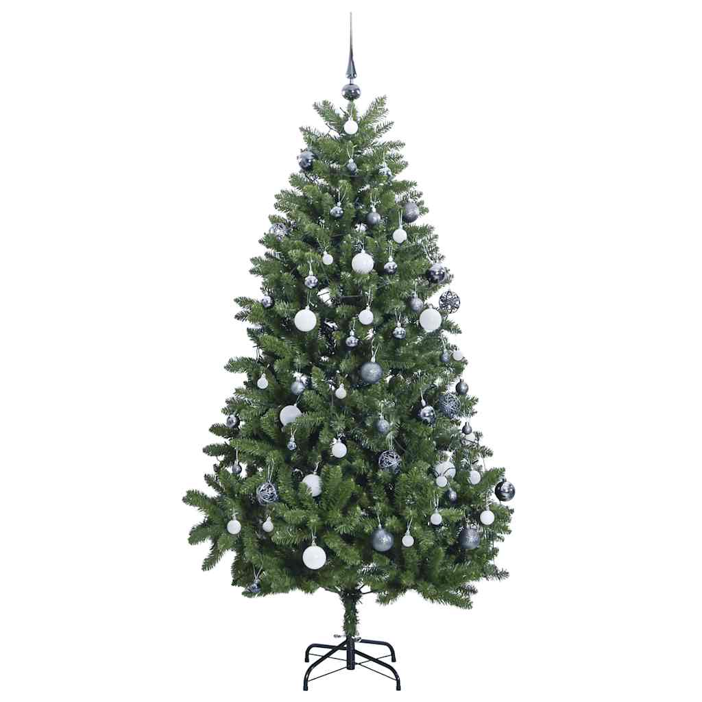 Umjetno božićno drvce 300 LED sa šarkama i kuglicama 300 cm