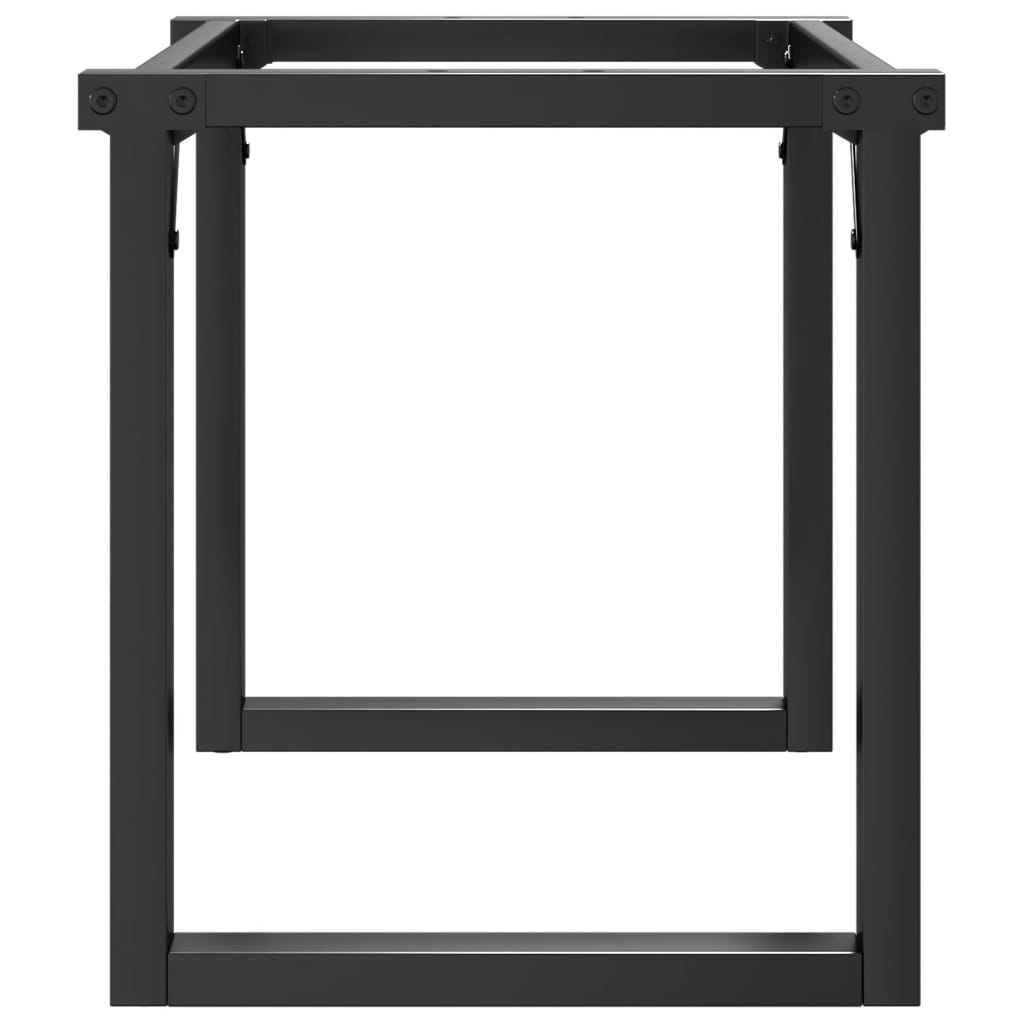 Noge za stolić za kavu s O-oblikom 90x30x43 cm čelik