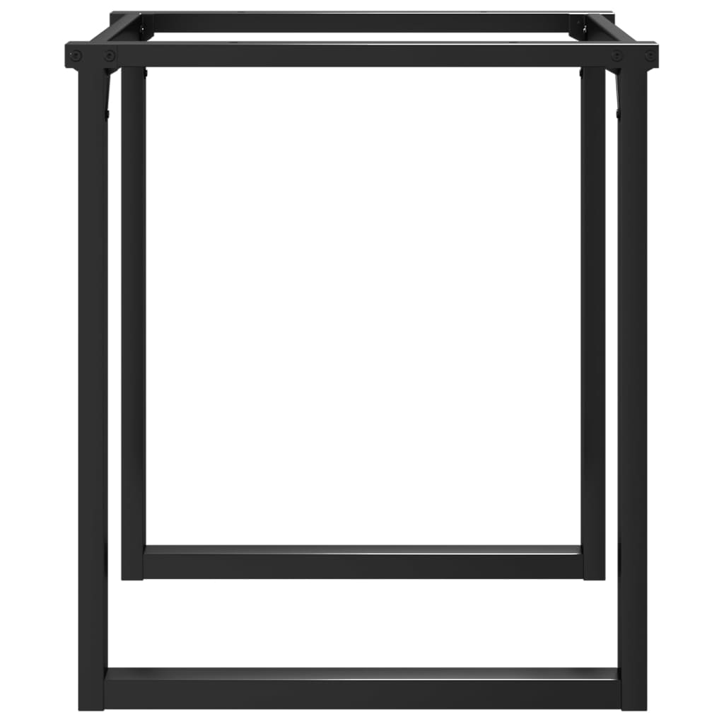 Noge za blagovaonski stol O-oblika 70x70x73 cm čelik