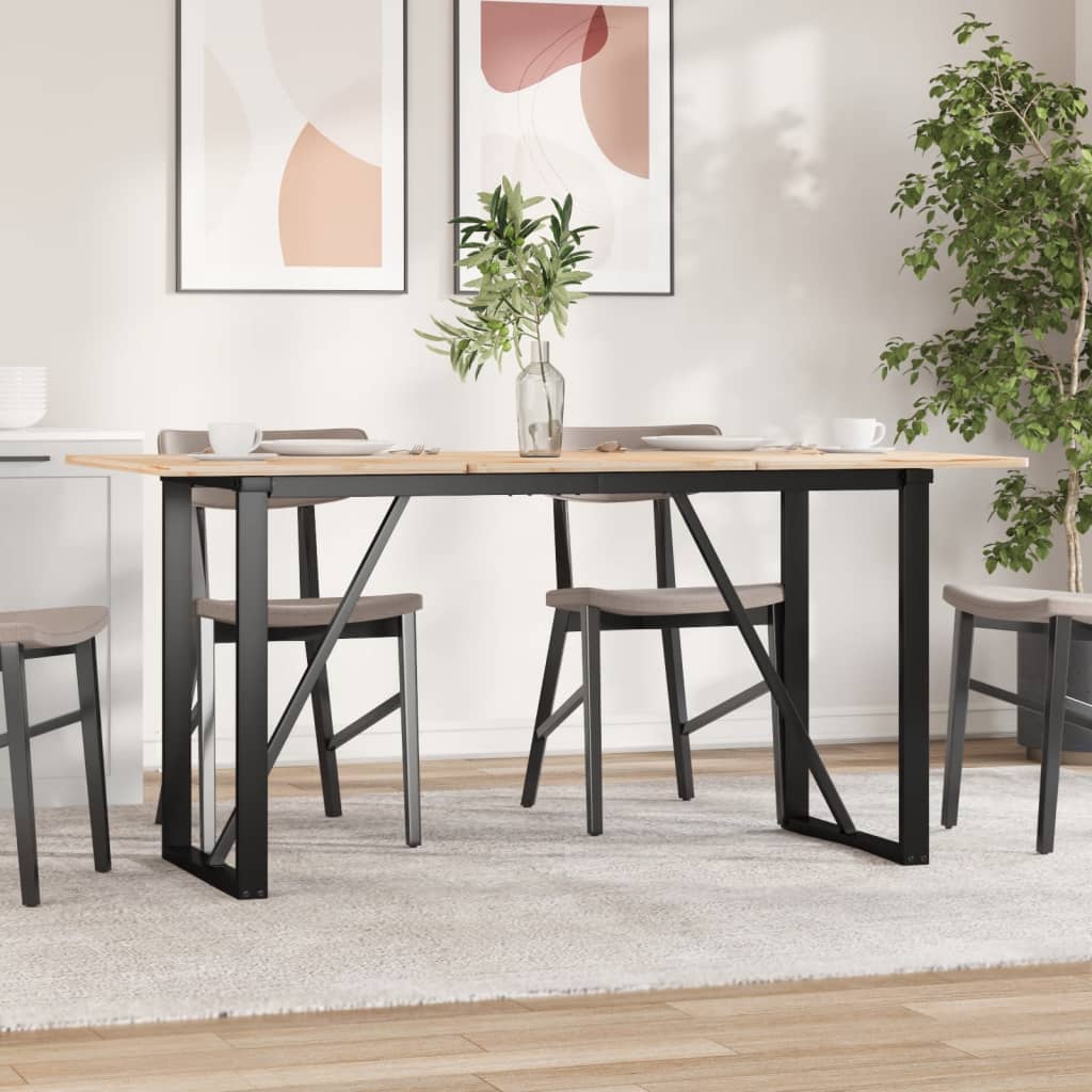 Noge za blagovaonski stol O-oblika 140x60x73cm čelik