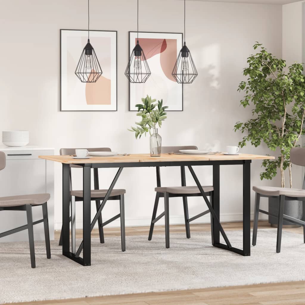 Noge za blagovaonski stol O-oblika 140x60x73cm čelik