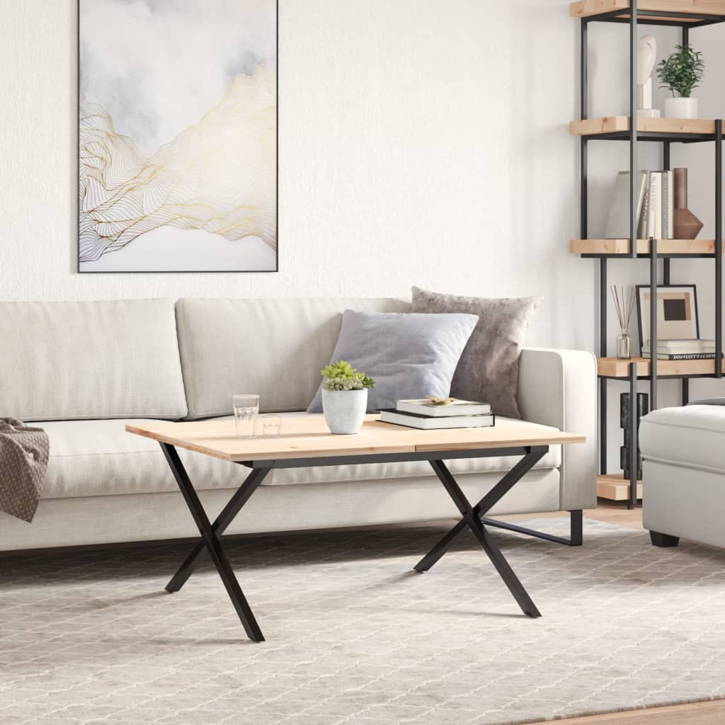 Noge za stolić za kavu s X-oblikom 70x60x43 cm čelik