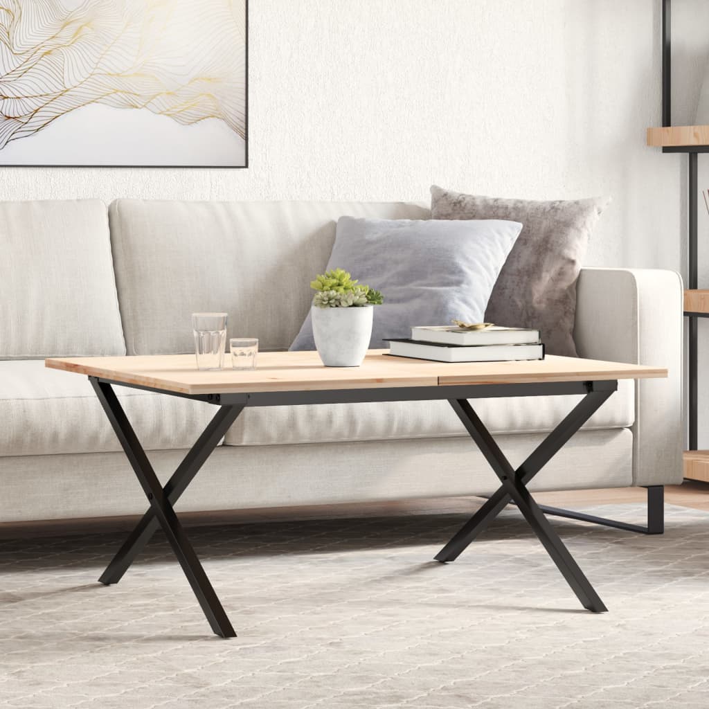 Noge za stolić za kavu s X-oblikom 70x60x43 cm čelik