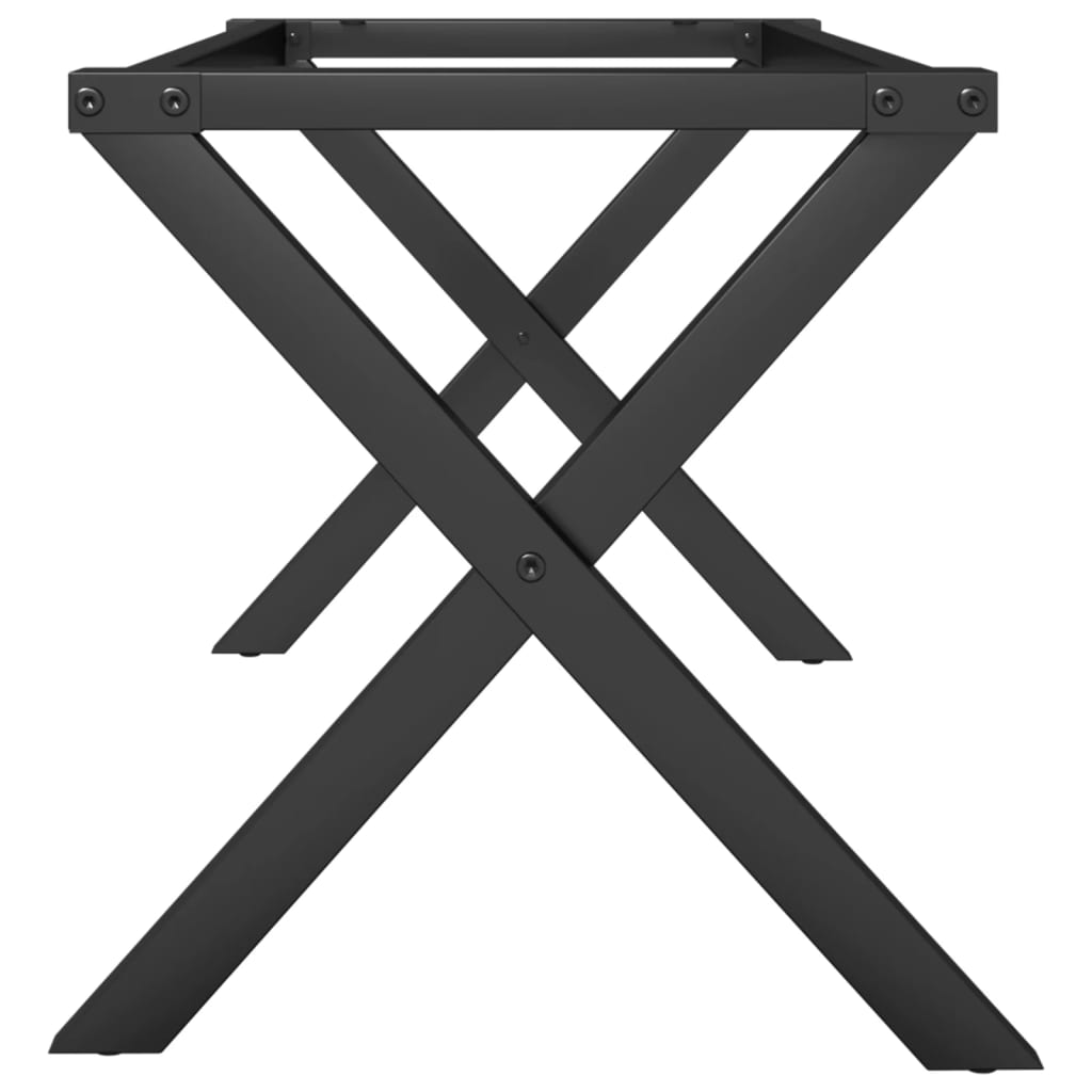Noge za stolić za kavu s X-oblikom 90x30x43 cm čelik