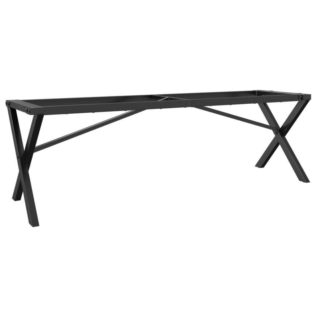 Noge za stolić za kavu s X-oblikom 140x30x43cm čelik