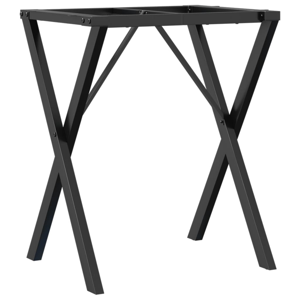 Noge za blagovaonski stol X-oblika 60x40x73 cm čelik