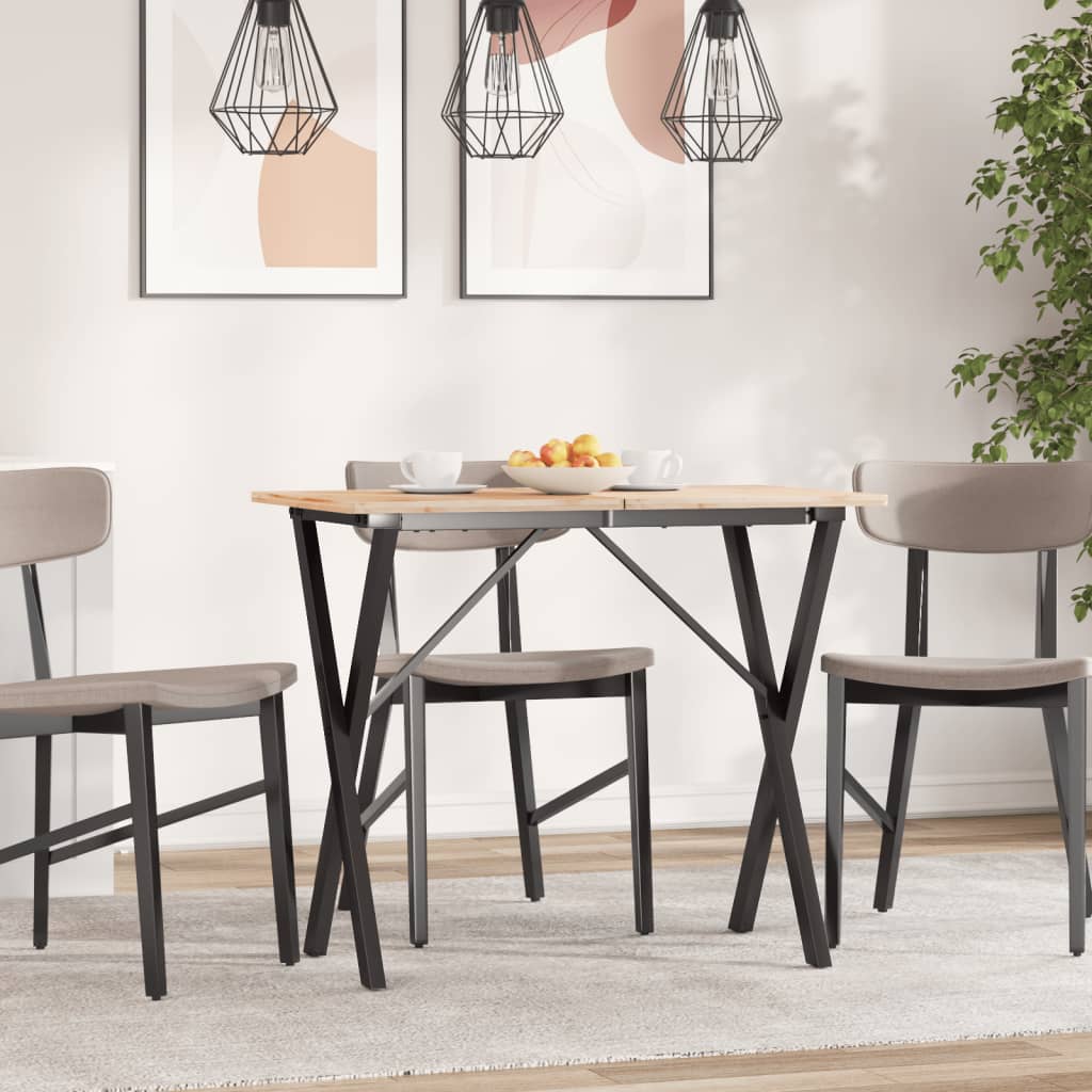 Noge za blagovaonski stol X-oblika 80x40x73 cm čelik