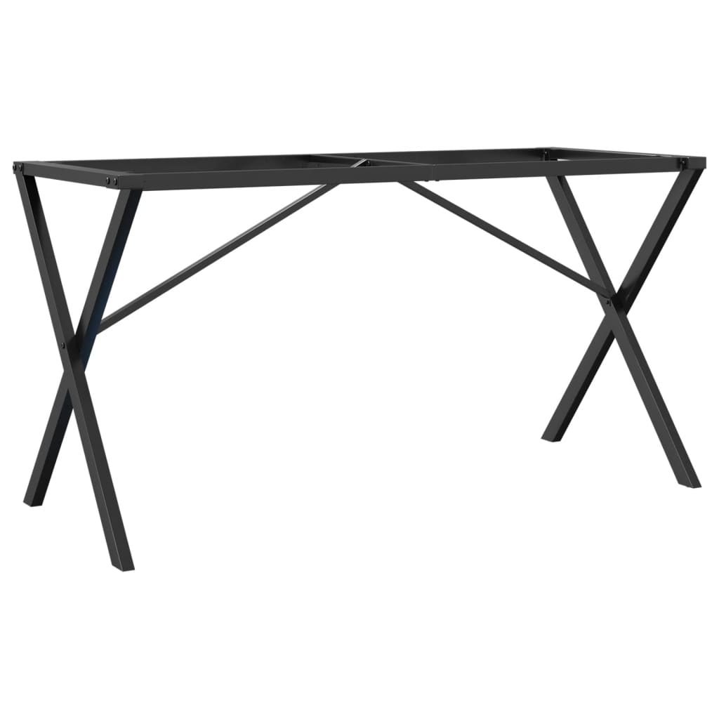 Noge za blagovaonski stol X-oblika 140x60x73cm čelik