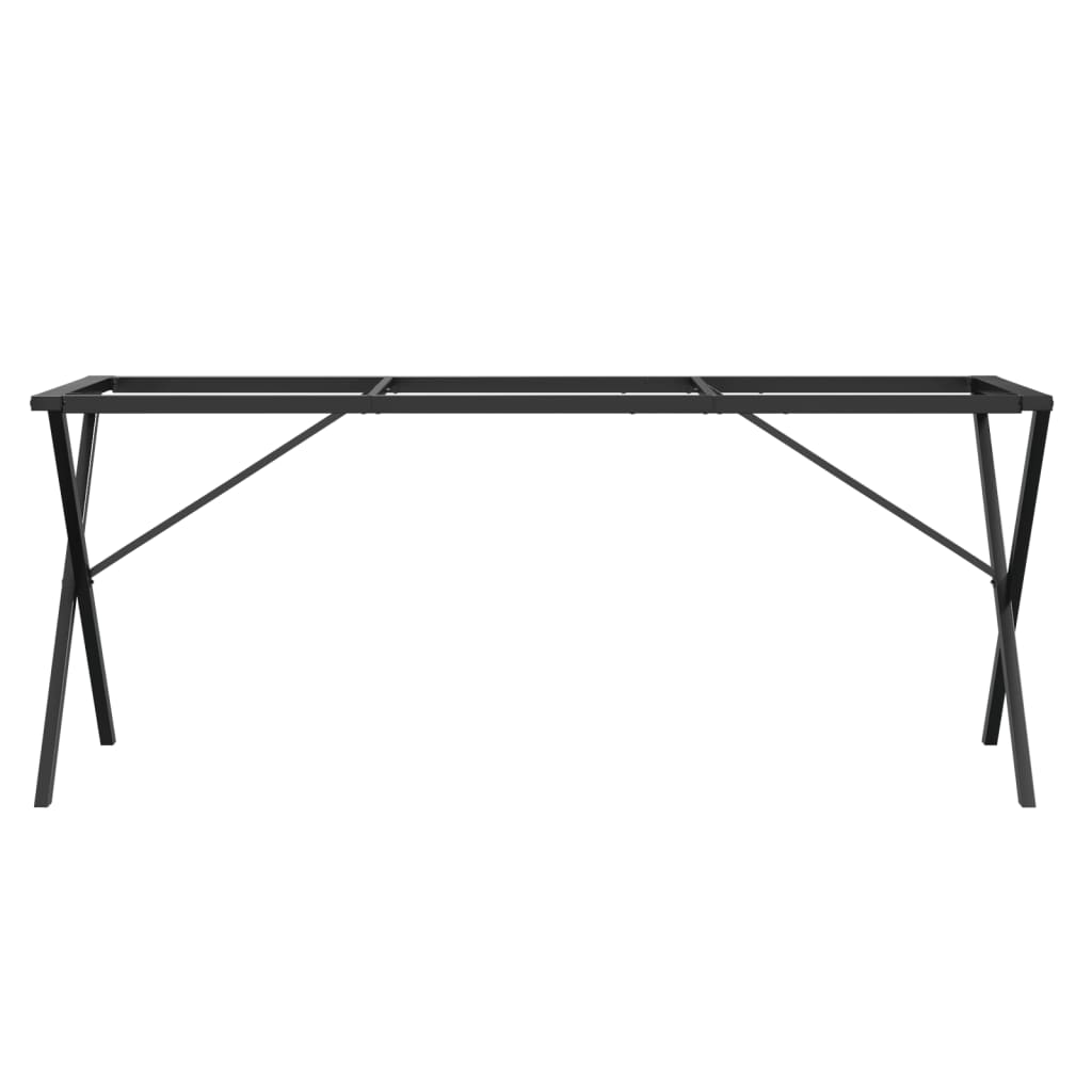 Noge za blagovaonski stol X-oblika 160x80x73cm čelik