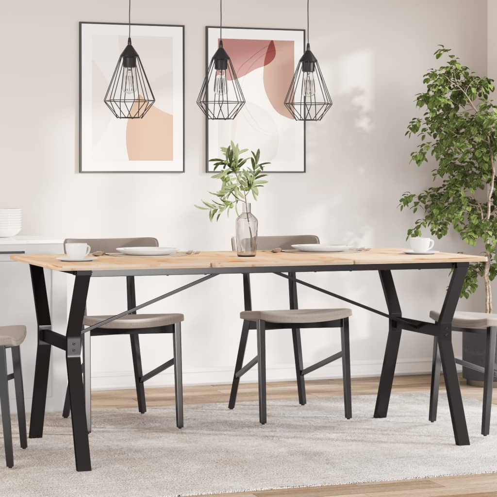 Noge za blagovaonski stol Y-oblika 160x80x73cm čelik