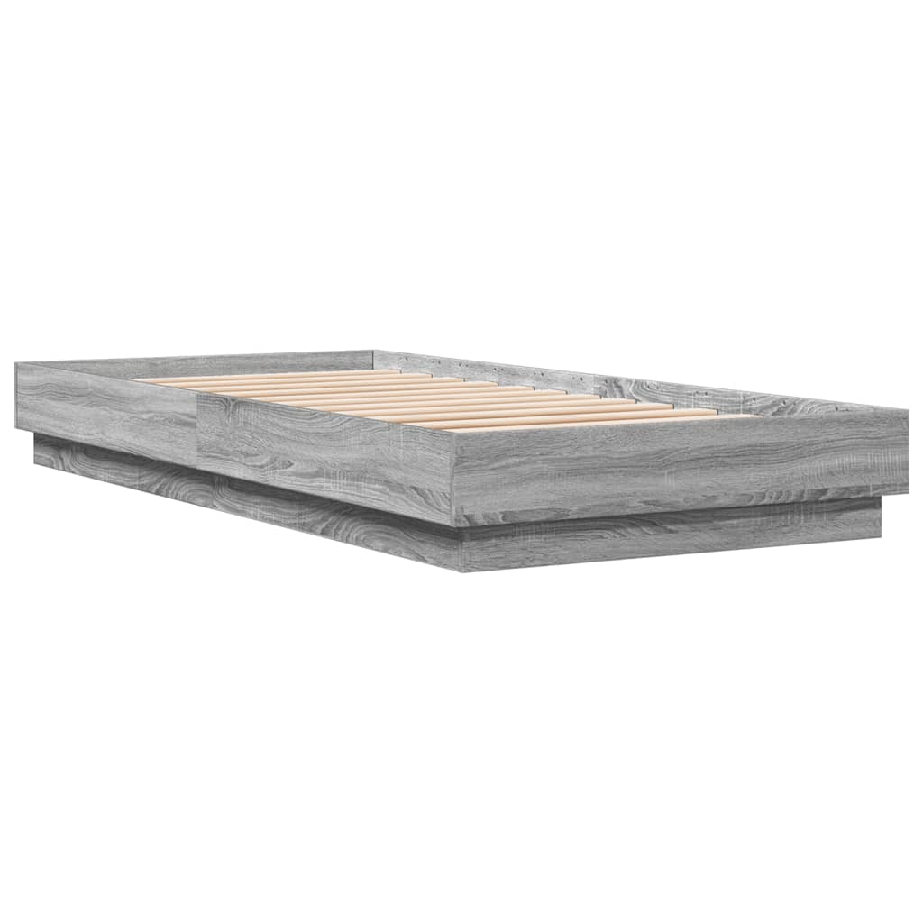 Okvir za krevet boja hrasta 100x200 cm od konstruiranog drva