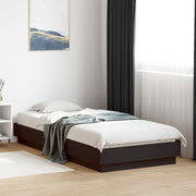 Okvir za krevet crni 90x200 cm konstruirano drvo