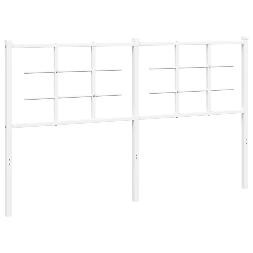 Metalno zamjensko uzglavlje bijelo 150 cm